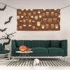 Cute Brown Cartoon Owl Personalized Banners and Signs view 2