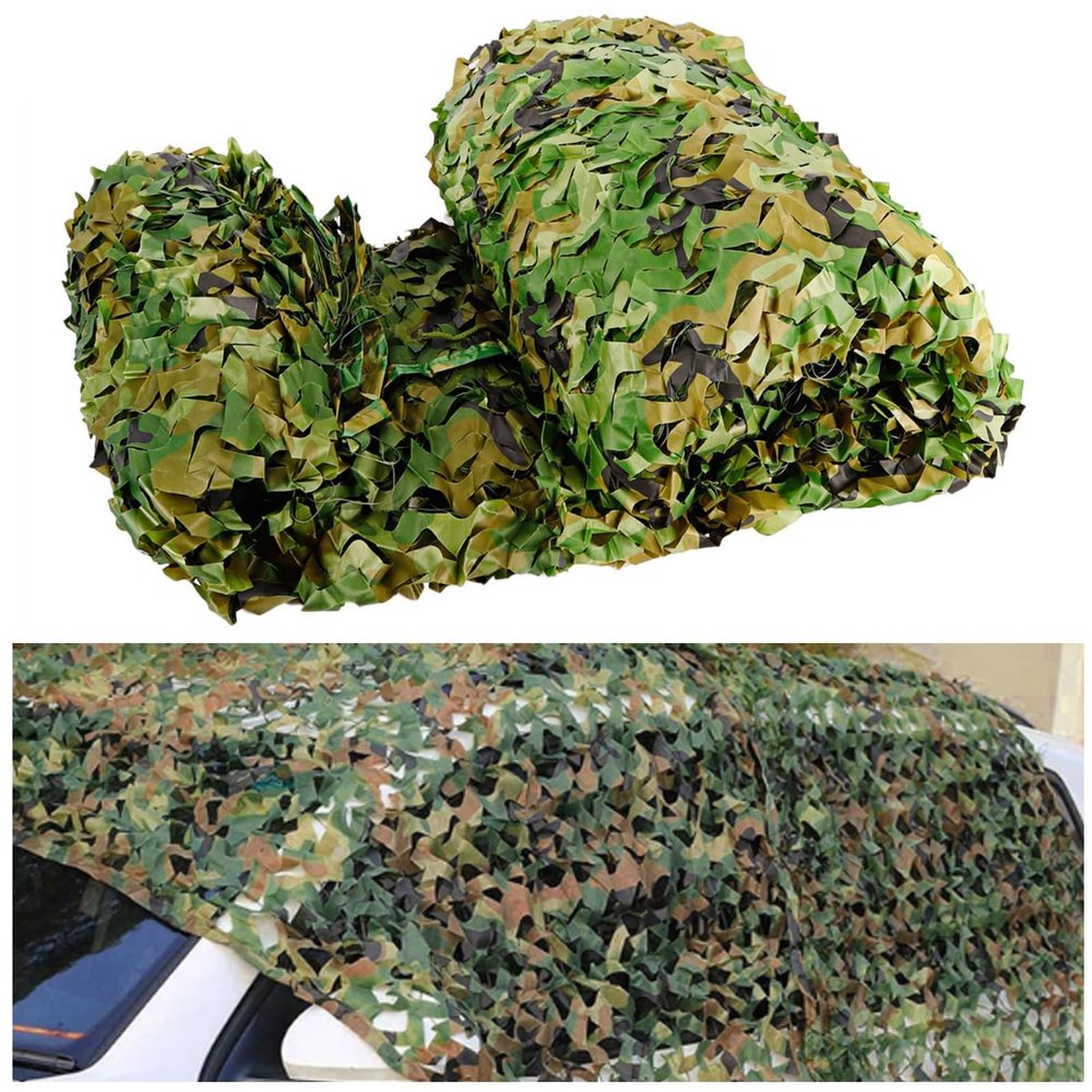 HSPLXYT Camouflage Netting, Lightweight Bulk Roll, 6 x 8 m (19.7 x 26.2 ft)