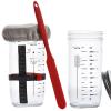 LUNCHS 650 mL Sourdough Starter Set with Glass Jar, Lid, and Temperature Sticker (Single Set) view 2