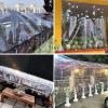 LCYFBE Transparent Waterproof PVC Tarp with Rope, 2.1 x 4 m view 3