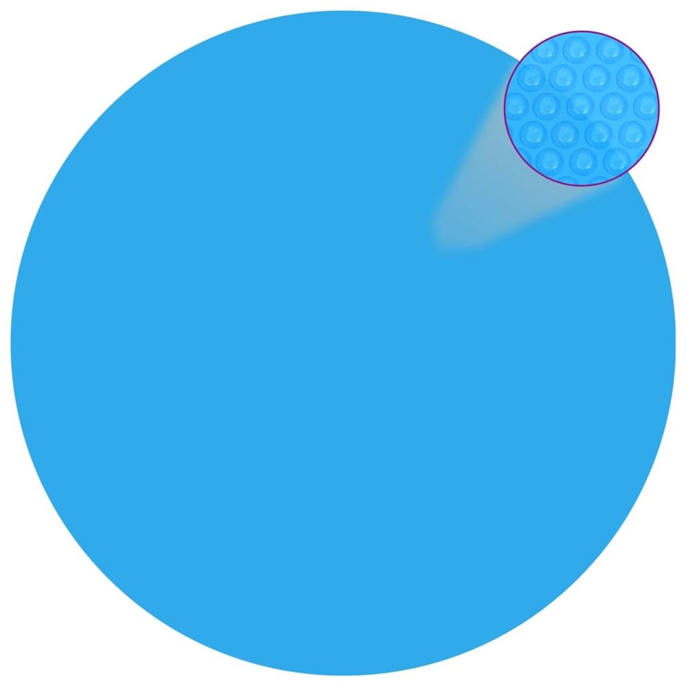 Ailgely Blue Round Pool Solar Cover, 417 cm