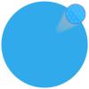 Ailgely Blue Round Pool Solar Cover, 417 cm view 1