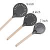 WANGBINGXING 7-Inch Aluminum Pizza Peel with Wooden Handle, 44 cm view 4