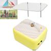 URJWAN Mini Automatic Water-Fed Stained Glass Grinder, Yellow view 1