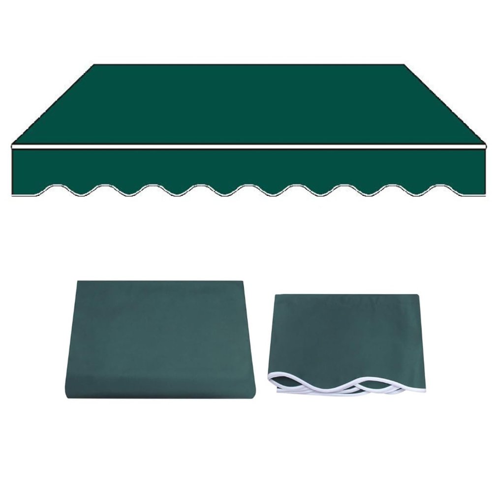 Retractable Patio Awning Replacement Fabric, Waterproof PVC Oxford Cloth