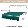 Retractable Patio Awning Replacement Fabric, Waterproof PVC Oxford Cloth view 4