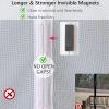 Magnetic Insect Screen Door, Double Opening, 250 x 200 cm, White view 3