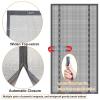 Magnetic Insect Screen Door Curtain, Gray, 285 x 225 cm view 2