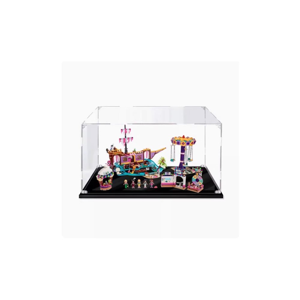 Clear Acrylic Display Case for LEGO 41375, Dustproof, 59.9 x 45 x 34.8 cm