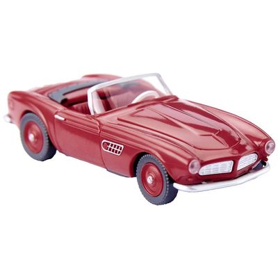 Wiking 082907 H0 BMW 507 Convertible Model, Open, Red, 1:87