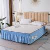 Morbuy Elastic Wrap-Around Bed Skirt with Dust Ruffle, Microfiber, 30 cm Drop, Khaki, 200 x 220 cm view 3