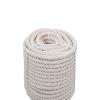 JISADER 20 mm Natural Twisted Cotton Rope for Knotting and Crafts view 2
