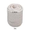 JISADER 20 mm Natural Twisted Cotton Rope for Knotting and Crafts view 3