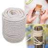 JISADER 20 mm Natural Twisted Cotton Rope for Knotting and Crafts view 4