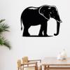 GRAZDesign Elephant Wilderness Wall Decal for Living Room, Bedroom, Hallway – 75 x 57 cm, Mint view 1