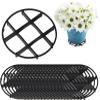 Yeehliny 20-Piece Plant Pot Riser Pads, Black Plastic Mesh Grids, 20 cm view 1