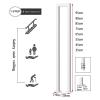 U-Shaped Wrought-Iron Stair Handrail, 35–100 cm, Complete Installation Kit view 2