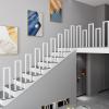 U-Shaped Wrought-Iron Stair Handrail, 35–100 cm, Complete Installation Kit view 3
