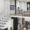 U-Shaped Wrought-Iron Stair Handrail, 35–100 cm, Complete Installation Kit view 4