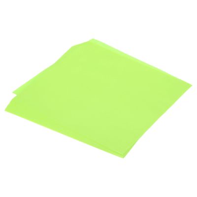 QUARKZMAN 100-Sheet Double-Sided Fluorescent Green Origami Paper, 25 x 25 cm, 70 gsm