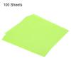 QUARKZMAN 100-Sheet Double-Sided Fluorescent Green Origami Paper, 25 x 25 cm, 70 gsm view 3