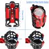 FLYIFE Motorcycle Water Cup and Bottle Holder for Triumph Trident 660, Tiger 800/900/1200/1050/850 GT Pro Explorer Rally Pro, A Style Gray view 3