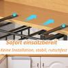 Hperu Under-Shelf Cutting Board Holder, Black view 3