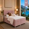Best For Home Trinity K-14 King Bed 200 x 200 cm with Mattress & Storage view 2