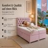 Best For Home Trinity K-14 King Bed 200 x 200 cm with Mattress & Storage view 3