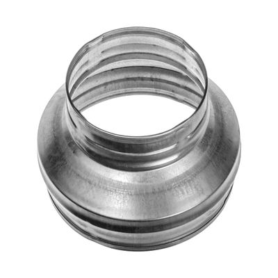 160 to 125 mm Round Duct Reducer, Galvanized Steel