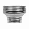 160 to 125 mm Round Duct Reducer, Galvanized Steel view 2