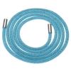 QUARKZMAN Light Blue Rhinestone Tube Rope, 138 cm, Round Diamond Trim view 1