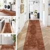 ZUZEKU Brown Washable Non-Slip Runner Rug, 50 x 300 cm view 1