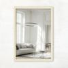 CLAMARO Vision Wall Mirror 60 x 60 cm, Beige Frame, 300+ Sizes, Vertical or Horizontal Mounting, Handmade in Germany view 1