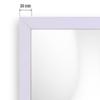 CLAMARO Vision Wall Mirror with MDF Frame, Pastel Lilac, 30 x 120 cm view 4