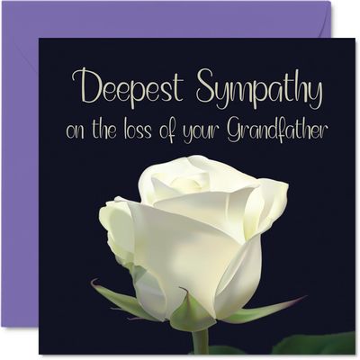 Stuff4 Sympathy Card for the Loss of Your Grandfather