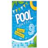 6 Pool Party Invitations for a 9th Birthday – Envelopes, Blue Party Bags, Stickers, Notepads and Battleship Games view 3