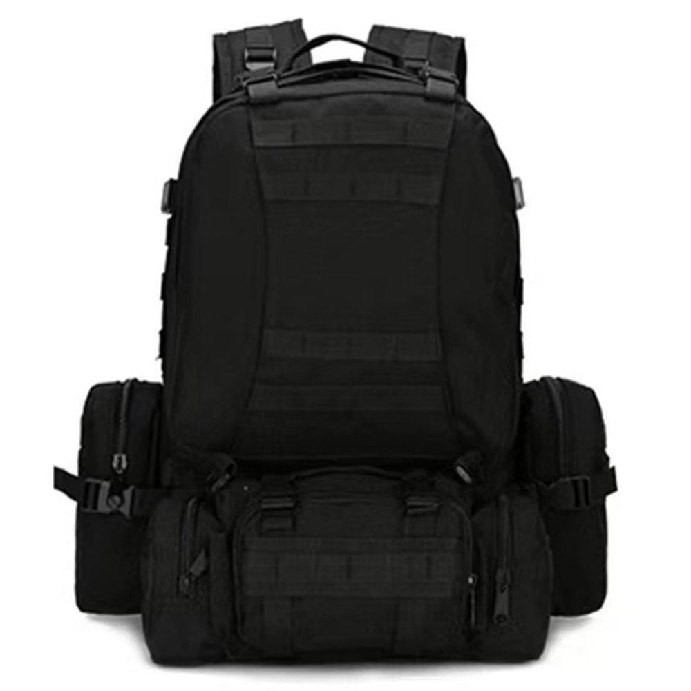 YunYunStrap 50L Tactical Backpack, MOLLE Men's Daypack, 4-in-1 Military Pack