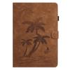 LMFULM Case for Samsung Galaxy Tab S5e 10.5" SM-T720/T725, Brown Coconut Palm Embossed view 2