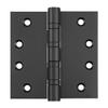 Yuattory Black 4-Inch Stainless Steel Ball-Bearing Door Hinges for Exterior Doors, 3-Pack view 1