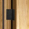 Yuattory Black 4-Inch Stainless Steel Ball-Bearing Door Hinges for Exterior Doors, 3-Pack view 2