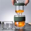 Mini Glass Travel Tea Set with Teapot and Two Cups view 4