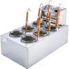 WQZStar Electric Noodle Cooker, 6-Basket Commercial and Home Use, Stainless Steel view 1