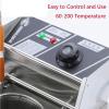 WQZStar Electric Noodle Cooker, 6-Basket Commercial and Home Use, Stainless Steel view 3