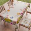 PETTI Artigiani Italiani Stain-Resistant Tablecloth, Floral Pattern 30, for 6 Seats (140 x 180 cm), 100% Made in Italy view 2