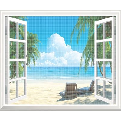 Replacement Mosquito Screen for Windows and Doors, 80 × 135 cm, White