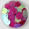 dumbbz Sequins, 10/15/20/25/30 mm, PVC, Flat Round Loose Sequins, Sewing & Craft Supplies, 10 g view 1