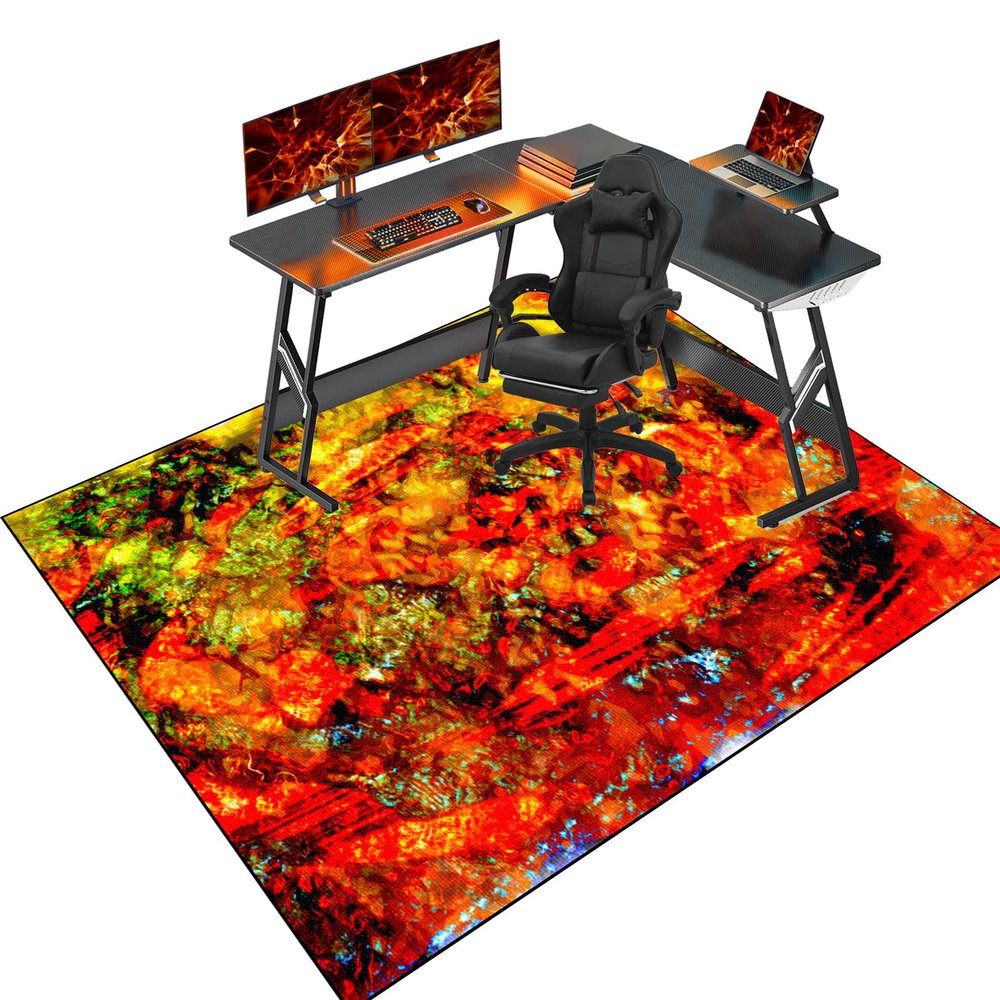 Office Chair Mat for Hardwood Floors, 47.2 x 55.1 in