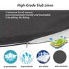 3 cm Thick Washable Bench Seat Cushion, Grass Green, 170 × 50 × 3 cm view 3
