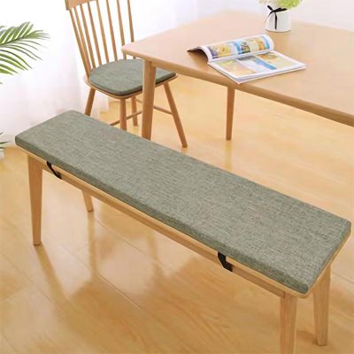 3 cm Thick Bench Seat Cushion, Washable, Light Gray, 45 x 45 x 3 cm